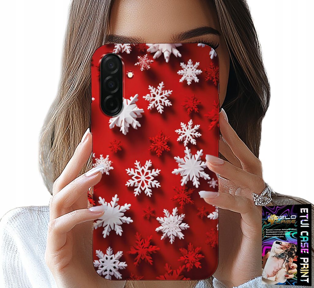 Hülle Für Samsung Galaxy A56 5G - Schneeflocken, Schnee, Sterne, Urlaub