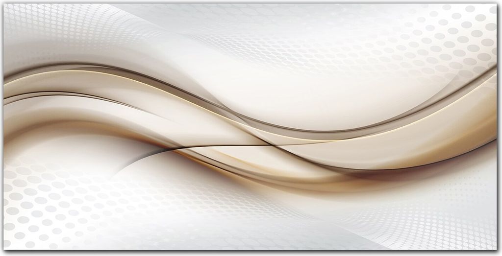 Coloray Bild aus Acryl 140 cm x 70 cm - Wanddekoration Küche Bild auf Acrylglas Dekoration Wohnzimmer Gehärtetes Acryl - Wellen