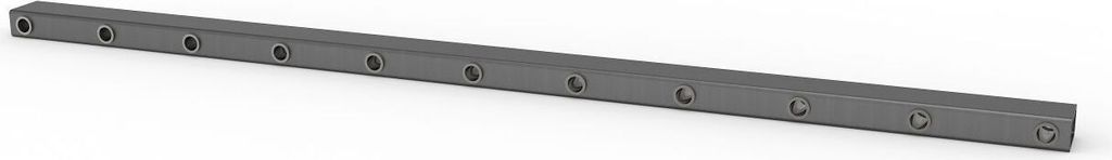 Joma-Tech Zinkenträger mit eingeschweißten Hülsen / Buchsen in 2200 mm Arbeitsbreite