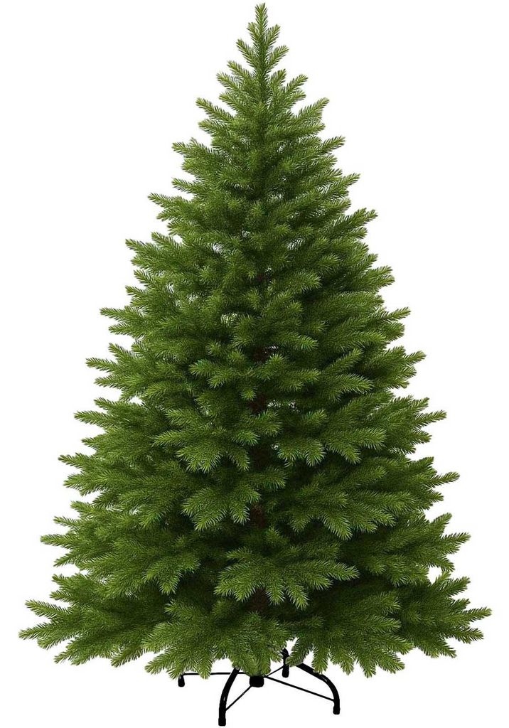 Albero di Natale NORDMANN 150 in polietilene verde 112x150 Immagine del prodotto 