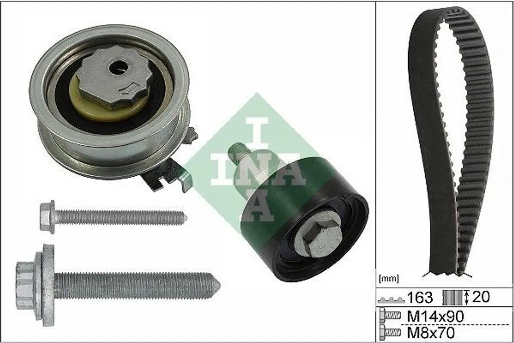 Kit entretien distribution INA 530 0592 11 pour révision automobile