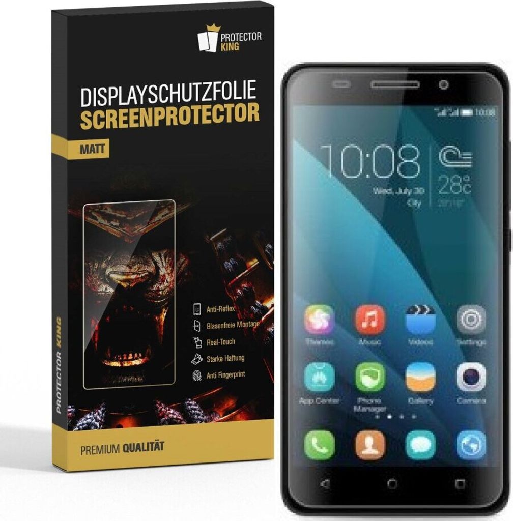 3x Displayschutzfolie für Huawei Honor 4X ANTI-REFLEX Displayfolie MATT