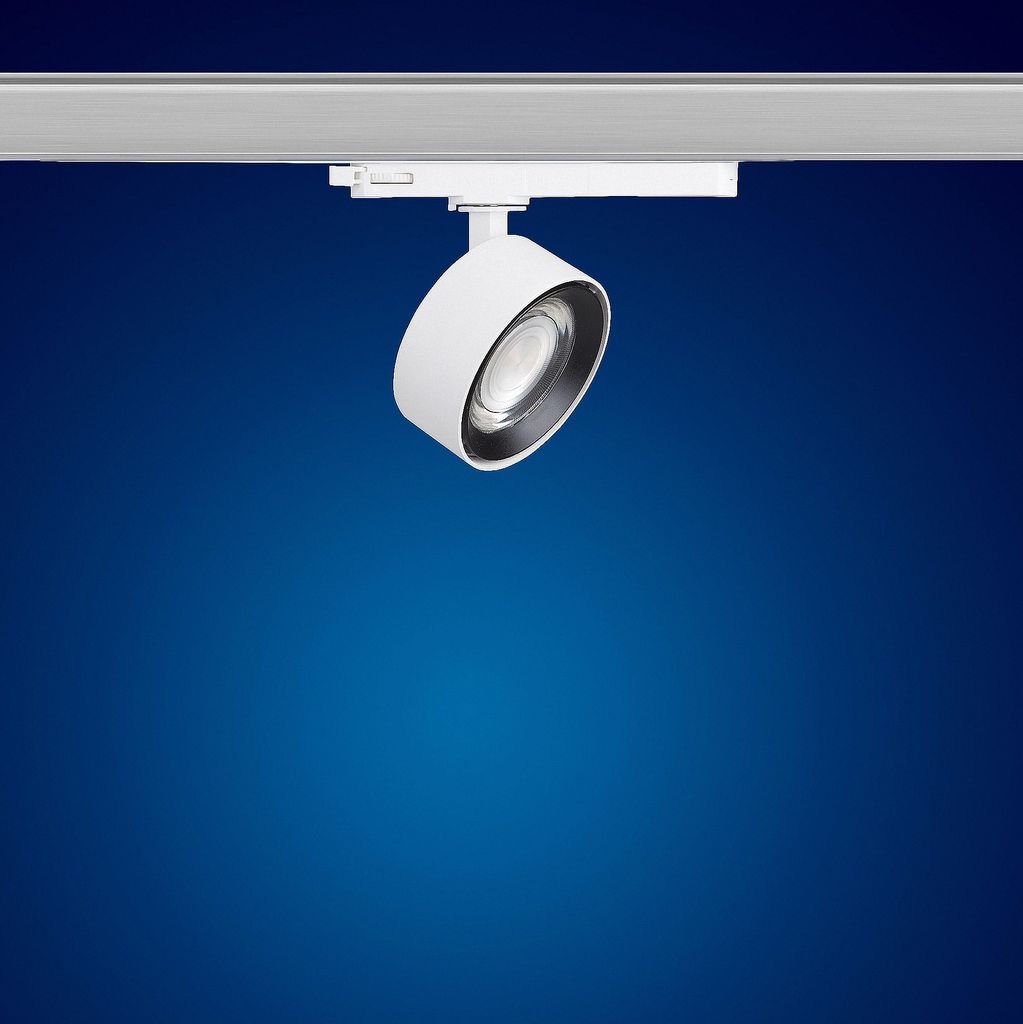 LED 3 Phasen Strahler FLOW-W 20W Warmweiss für Schienensystem