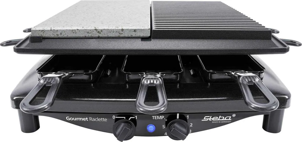 Raclette Steba RC 4 Plus avec Thermostat Réglable pour Cuisson Parfaite