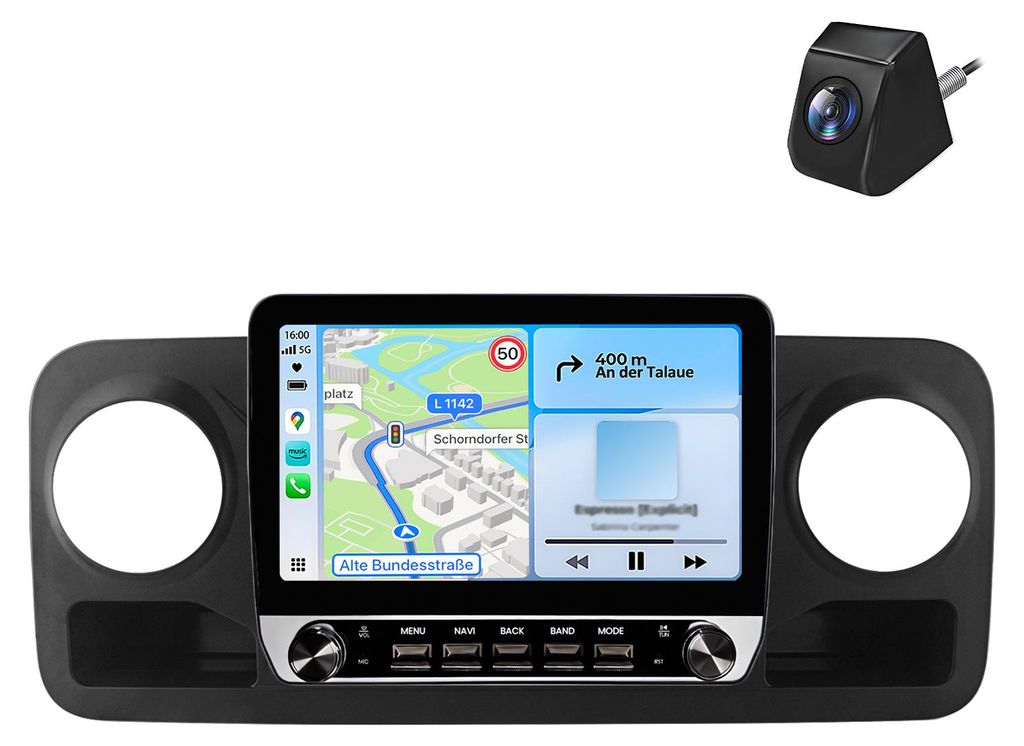 Autoradio CarPlay da 10,1" per Mercedes-Benz Sprinter Immagine del prodotto 