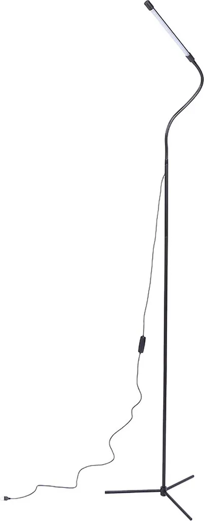 Lampe de sol LED USB à intensité stable - Design simple et moderne noir - 5