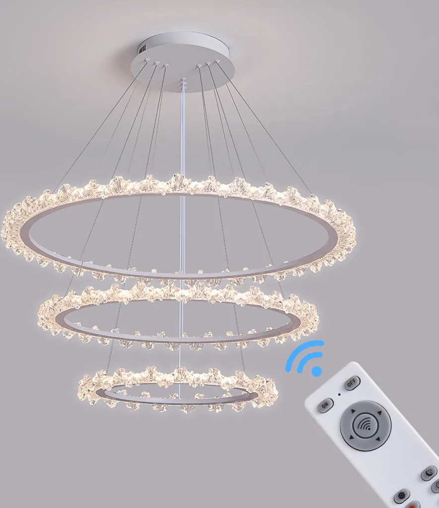 Plafonnier LED Intelligent pour Chambre et Salon, Eclairage Variable WiFi - 7