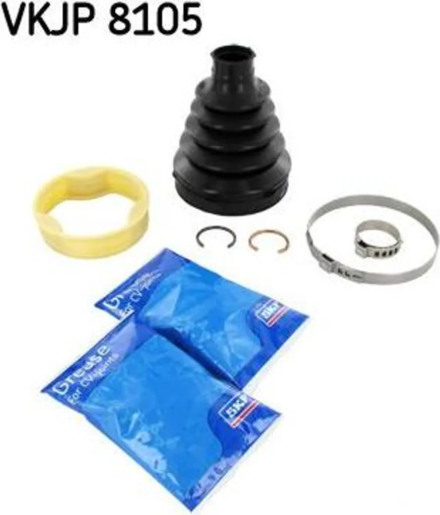 Soufflet de cardan SKF VKJP 8105, stop fuite graisse pour Transit