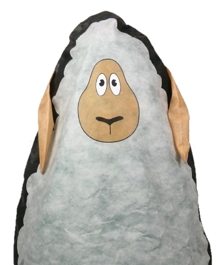 Videx Pflanzen-Winterschutz-Vlieshaube Schaf "Willi" Grau & Weiß 125 x 120 cm