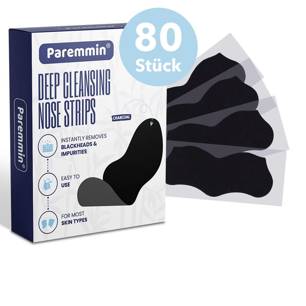Paremmin Mitesser Entferner Strips mit Aktivkohle für die Produktbild 