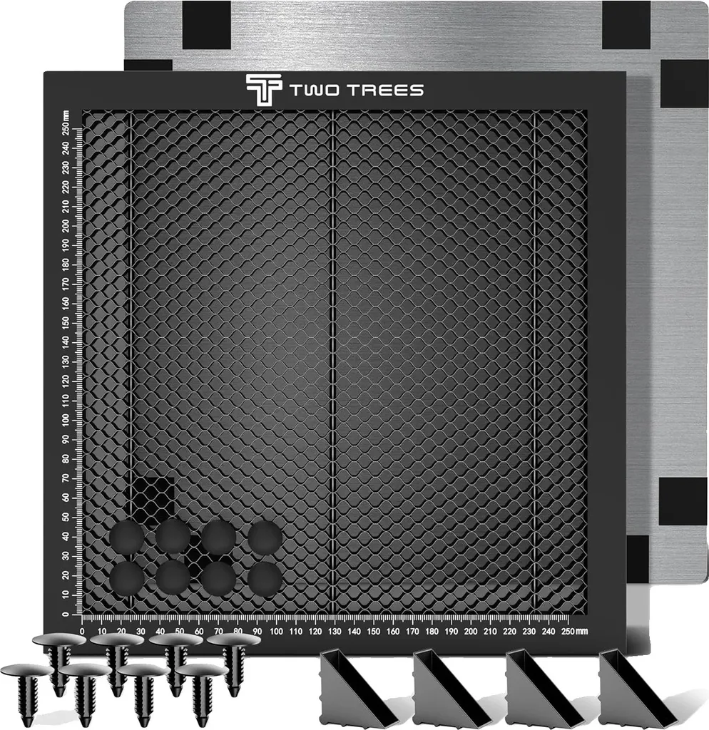 Piano Lavoro Laser 500x500mm Alluminio - Protezione e Qualità Taglio