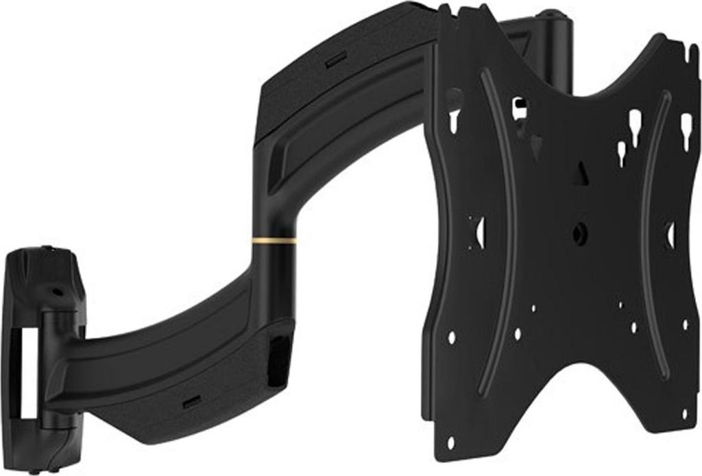 Chief Thinstall 18" Extension Single Arm Wall Mount - For Displays 10-40" - Black - Befestigungskit (Kippbare Wandhalterung, Dual-Schwenkarm)