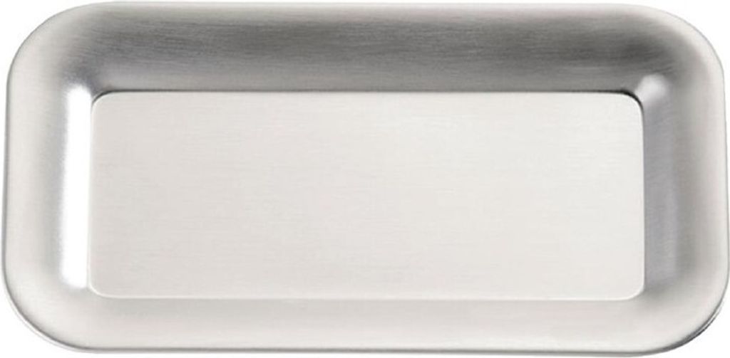 APS Tablett PURE aus Edelstahl mattiert BxTxH: 20,5 x 11,5 x 1,5 cm