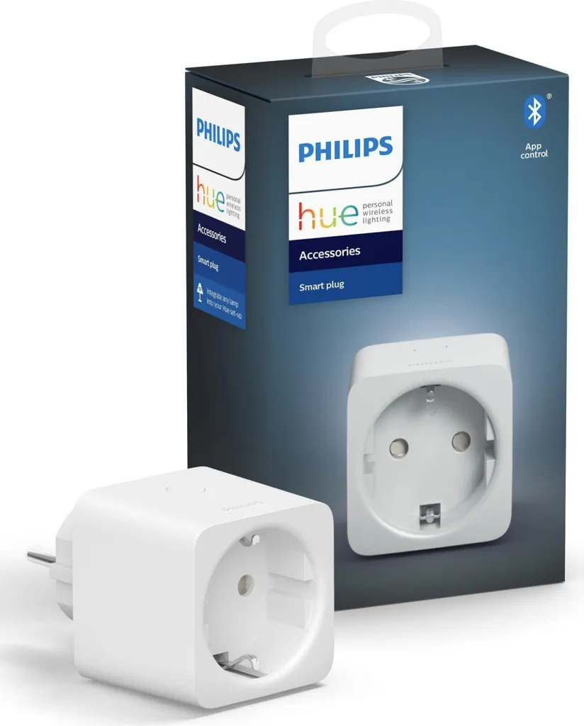 Philips Hue Smart Plug EU Prise Intelligente Blanche Zigbee Compacte - 22