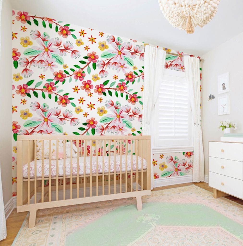 Coloray Fototapete 208x146 cm Vlies-Fototapete - Gartenblumenblumen