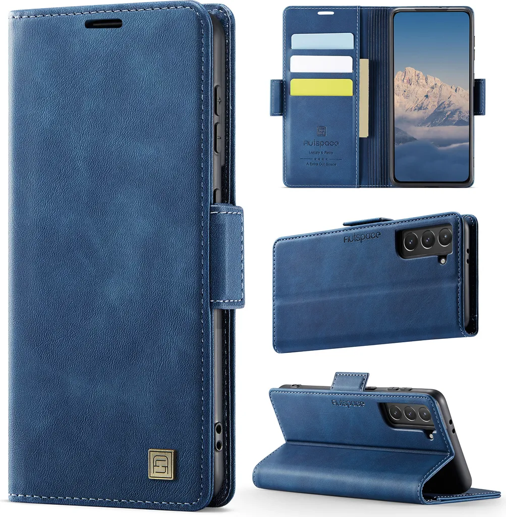 Custodia Rigida Per Monete SAFE 7961 – Blu Scuro Con Velluto E Cuscino In Seta – Fino A 38 Mm
