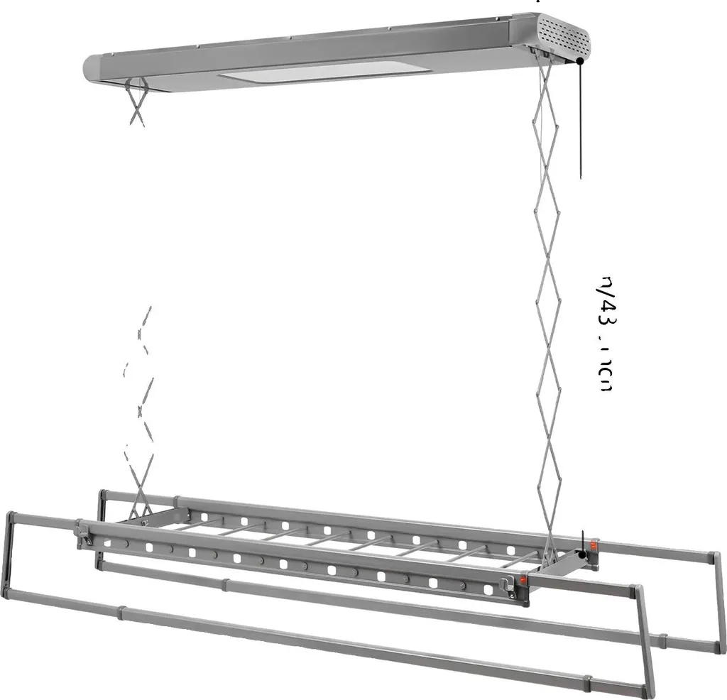Séchoir à linge de plafond électrique 35 kg - Fini l'encombrement au sol