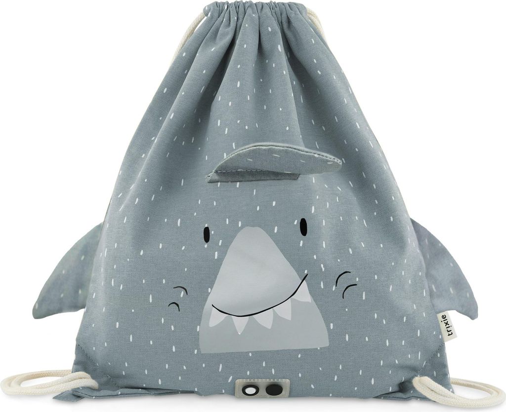 Trixie Turnbeutel Mr. Shark - wasserabweisender Sportbeutel für Kinder