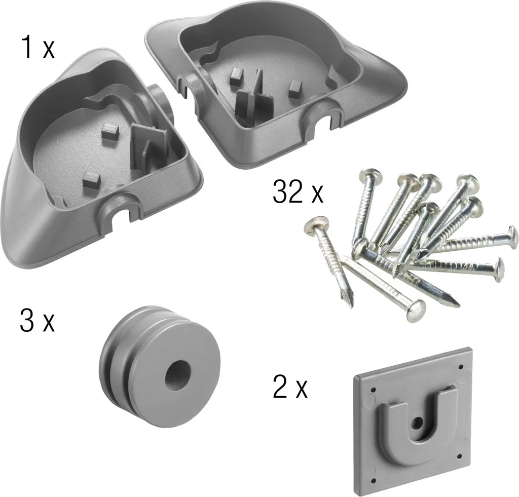 Sécurisez votre Mur Végétal d'Angle avec le Support Gardena 13163
