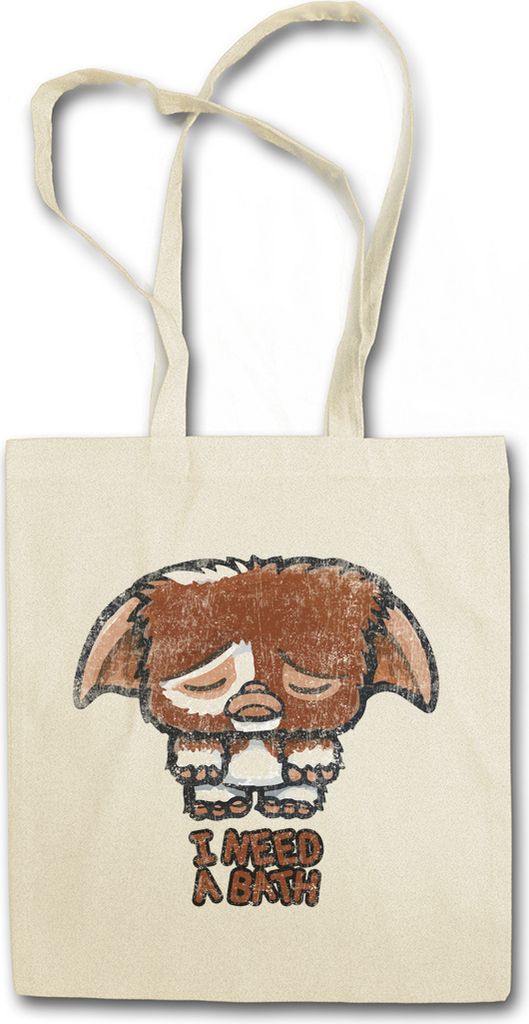 Urban Backwoods I Need A Bath, Stofftasche, Farbe: Beige