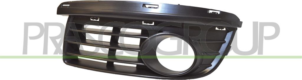 PRASCO Lüftungsgitter Grill Stoßfänger für VW Golf V Variant (1K5) mit Loch/Löchern für Nebellampen