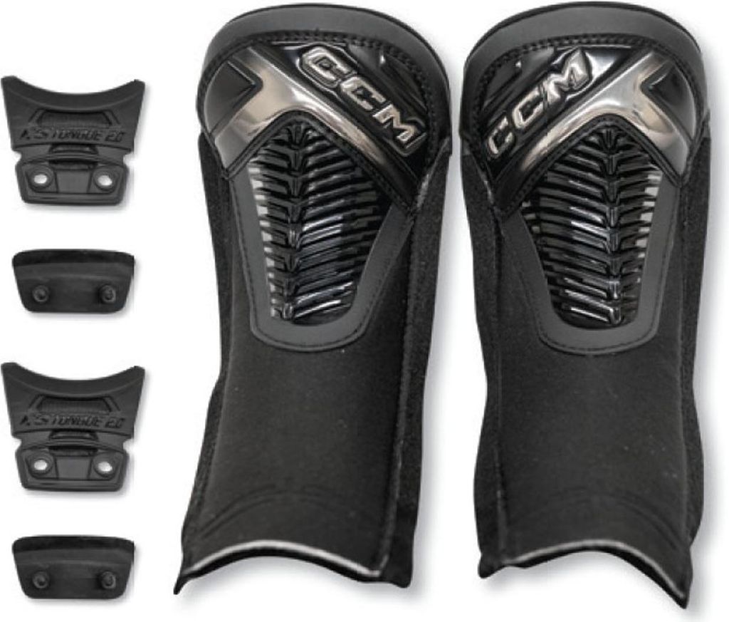 CCM XS TONGUE ADPT Eishockey Schlittschuh Zunge - Komfort & Anpassbarkeit, Farbe:No Color, Größe:L