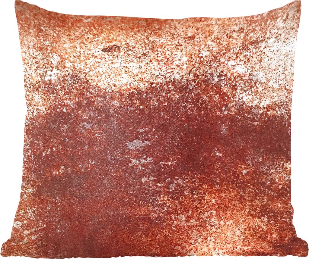 MuchoWow Zierkissen Sofakissen Wohnzimmer Dekokissen 45x45 cm Stahl - Rost - Blech - Schlafpolster - Polster für das Sofa