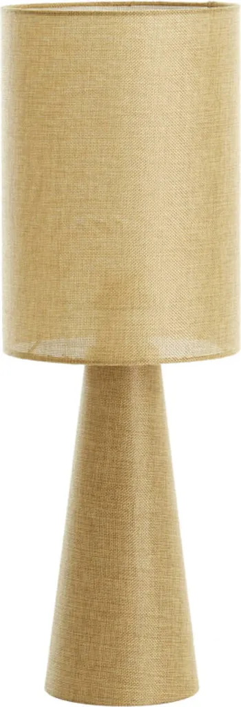 Éclairage doux avec la lampe Micky en textile naturel E27 anti-éblouissement