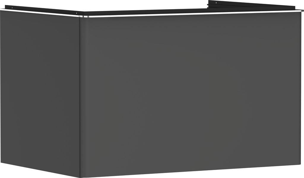 hansgrohe Xelu Q Waschtischunterschrank, 780x550, 1 Schubkasten, für Konsolen mit Aufsatzwaschtisch, geschliffen, 54055000