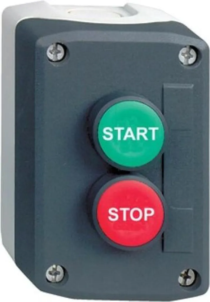 Poste de commande complet Harmony XALD215 avec deux boutons Schneider