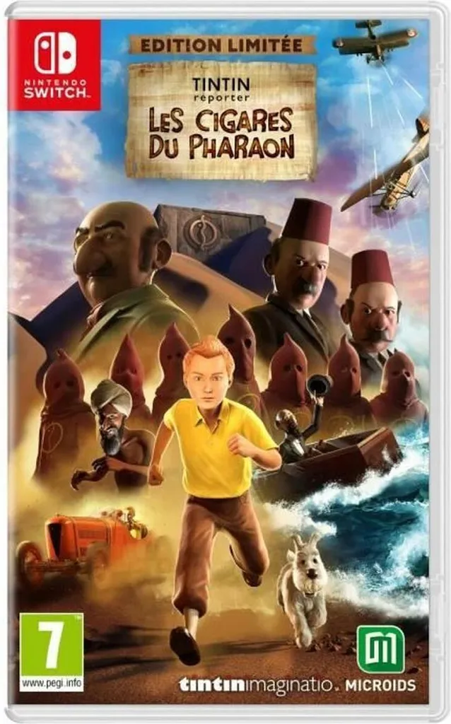 Jeu Switch Tintin Reporter pour Fan de Bande Dessinée et Enigmes Famille