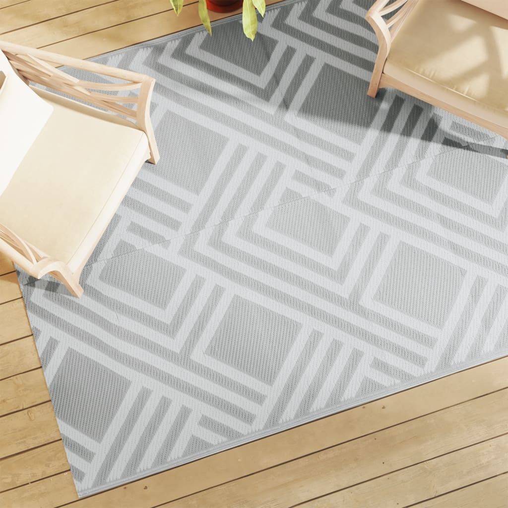 "2026 Promotion" Outdoor-Teppich ARAKIL Grau 160x230 cm PP - Outdoorteppiche CC22424
