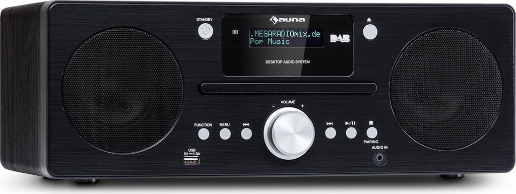 Auna Tragbares Radio, DAB Radio mit CD Player, DAB Plus Produktbild 