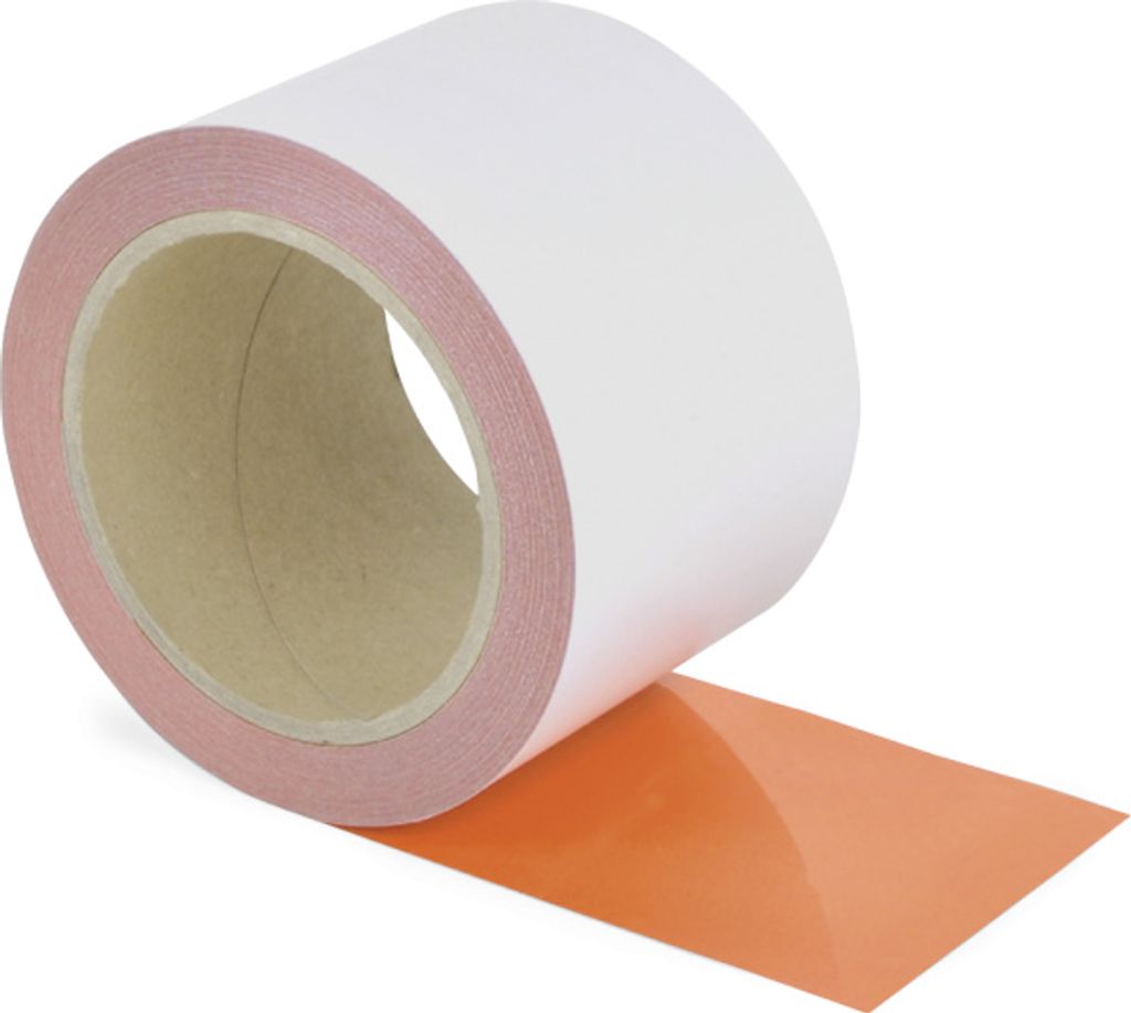 Schmutzresistentes Bodenmarkierungsband WT-5229, Polyester, Orange, 75 mm x 15 m