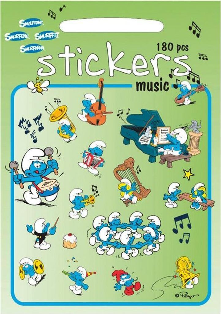 Smurf Stickers Music