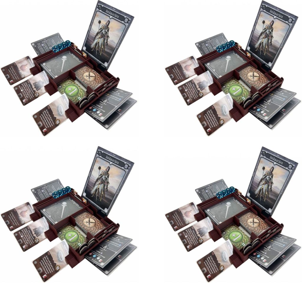 4er Helden Dashboard Set für Gloomhaven und Pranken des Löwen