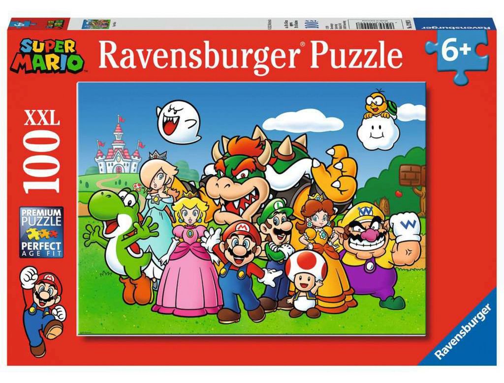 Ravensburger XXL Puzzle 12992 Super Mario Fun - 100 Teilen für Kinder ab 6 Jahren