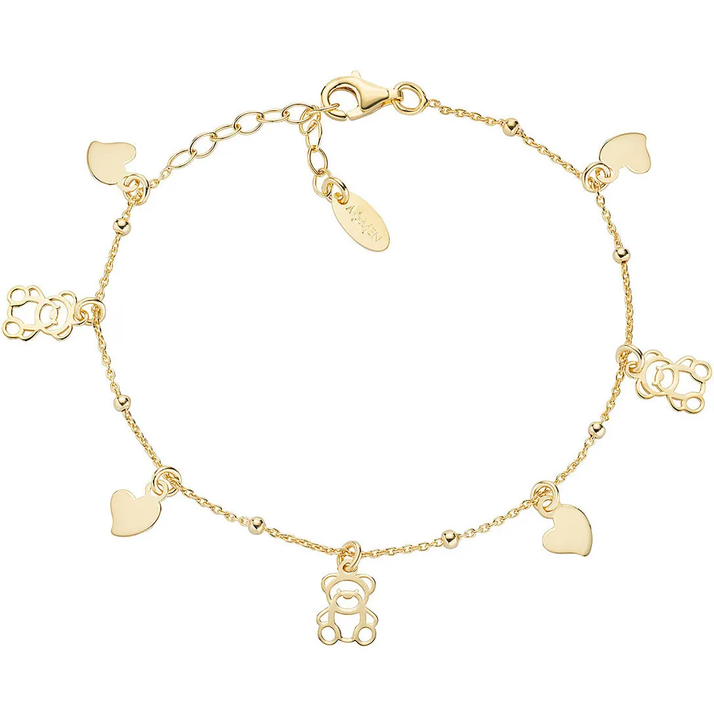 Bracciale Charms Amen Oro 9kt Elementi: Il Must-Have di Stagione