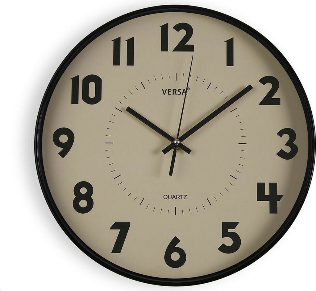 Versa Uhr deWand Beige Kunststoff 4 x 30 x 30 x 30 cm - Brand EAN: 8420327563408