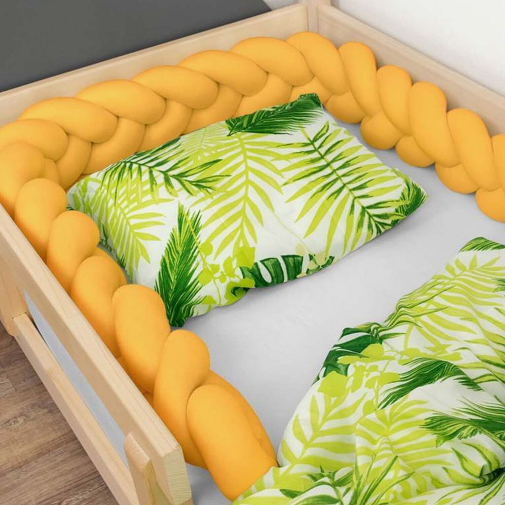 Hand-stew Children's Protective Pad in Shape of Braid - Mustard - 4 meters