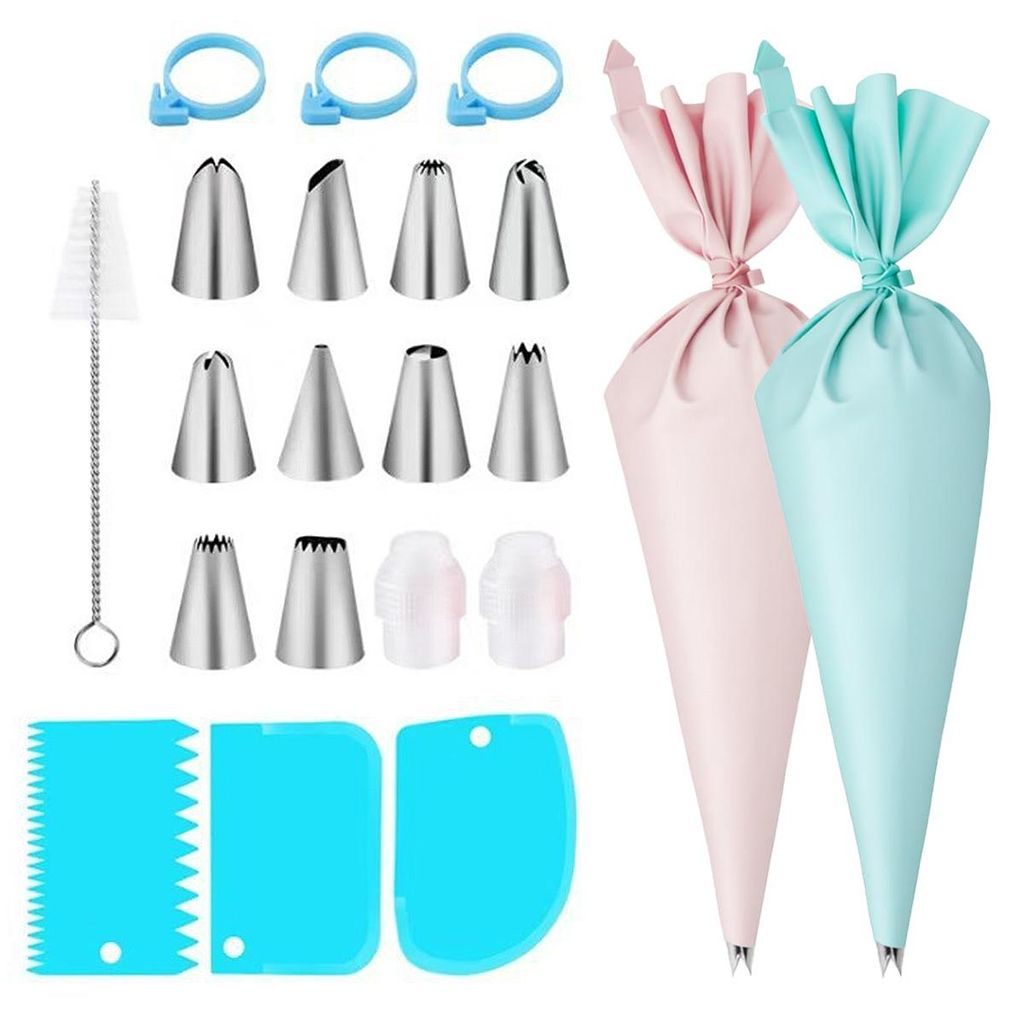 Garnierset Spritzbeutel 40-teilig, mit Tüllen, ideales Produktbild 