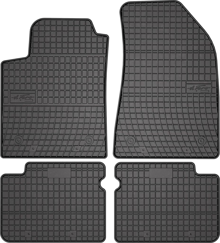 FROGUM Gummimatten Autofussmatten für Fiat Bravo II 2007-2014
