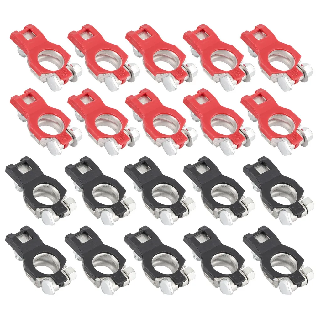 Paire de cosses de batterie universelles pour raccordement de câbles 12V