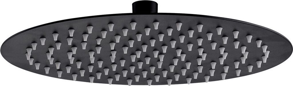 Aloni Regendusche Kopfbrause rund Schwarz matt Ø 30 cm Produktbild 