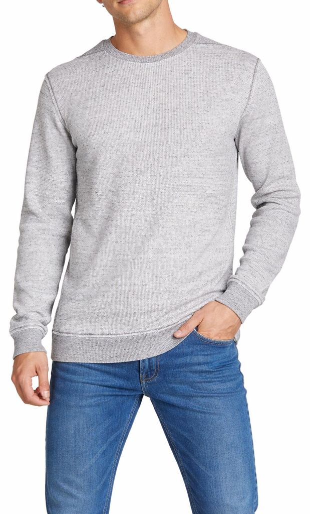 Diesel Herren K-SEBATIEN FELPA Langarm Shirt Grau