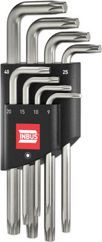 TORX Winkelschraubendreher Set 8tlg., TX9–40 — Germany (INBUS 74322)