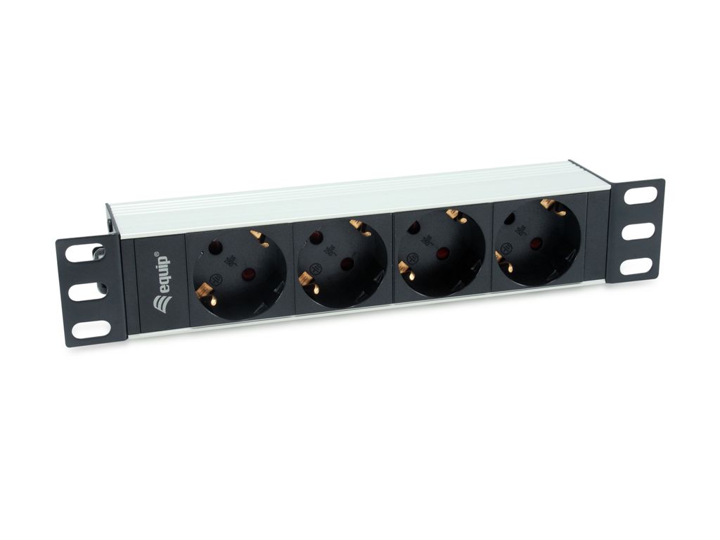 Equip 4-Fach Deutsche Steckdosenleiste, 10" Produktbild 