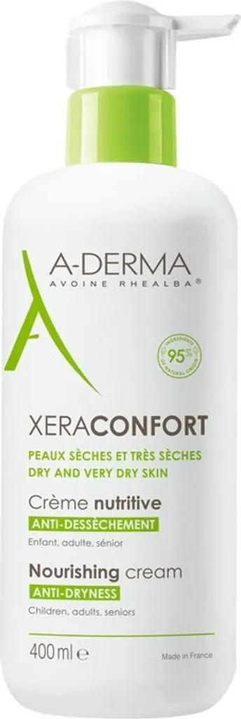 Crème Nutritive A-Derma Xeraconfort Soin Corps Anti-Sécheresse 400 ml Pompe