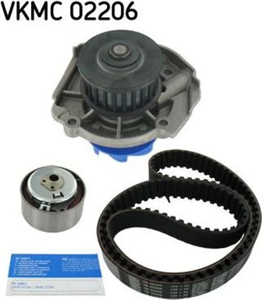 Pompe à Eau et Kit Courroie SKF VKMC 02206 : Évitez la Panne Moteur Fiat