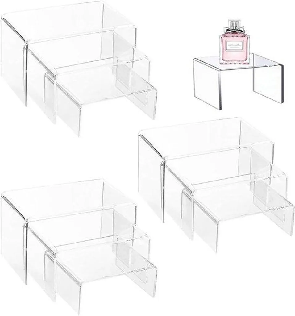 Sublimez vos bijoux avec ces supports en acrylique lot de 3 invisibles
